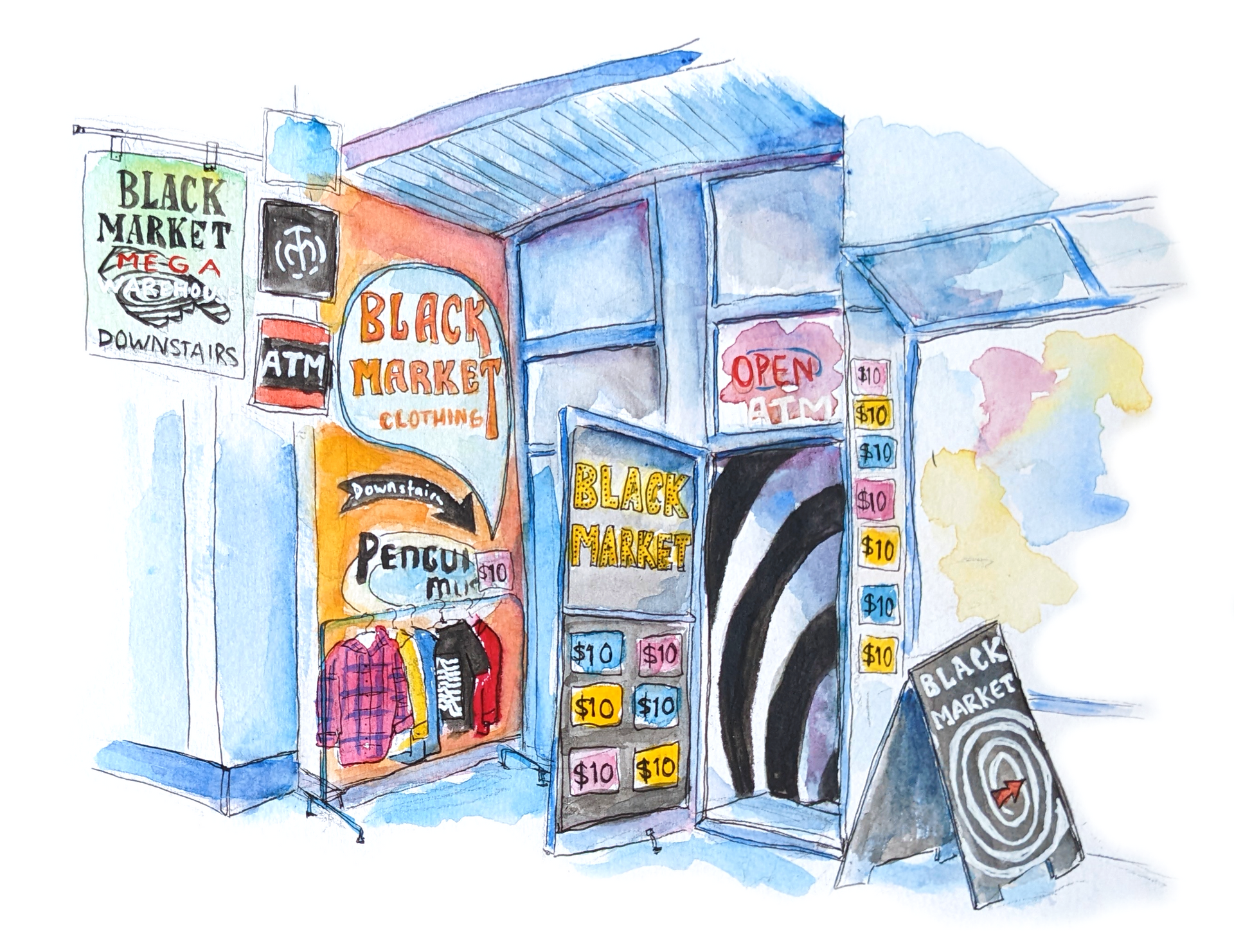 Black Market Underground – Stomping Grounds Illustrations