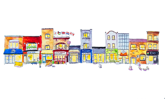Ice Cream Avenue, 6x10" [Pre-order]